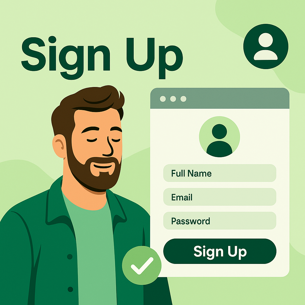Signup Illustration